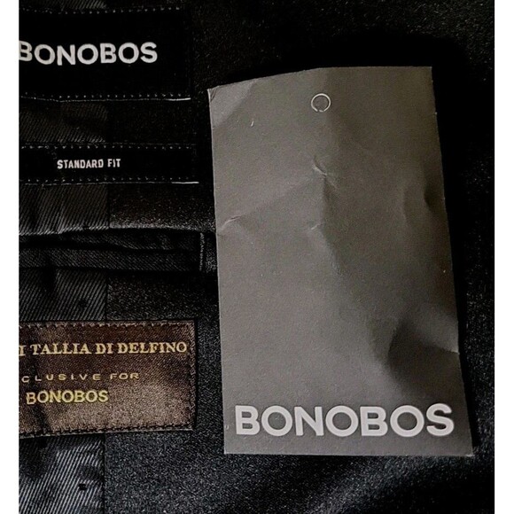 Italian Performance Wool Tuxedo Jacket 52L Black Stretch NWOT Formal Wedding 650 - Picture 3 of 12